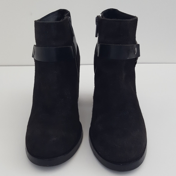 Ash Falcon black leather harness ankle boot sz 36 - Picture 3 of 8